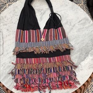Multicolor Bohemian Fringe Bag